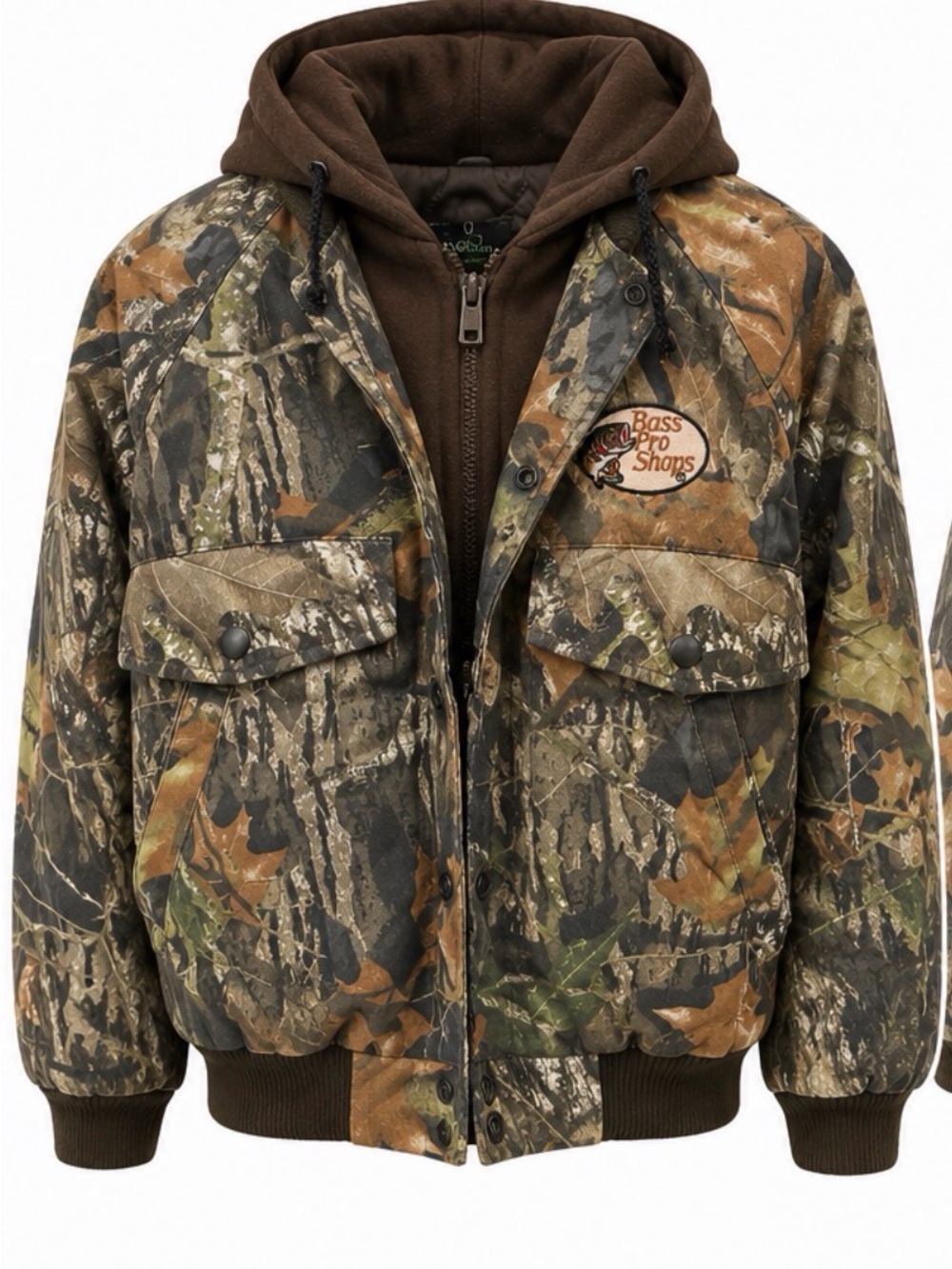 RedHead Kids' Realtree Camo Puffer Jacket with Brown Hood